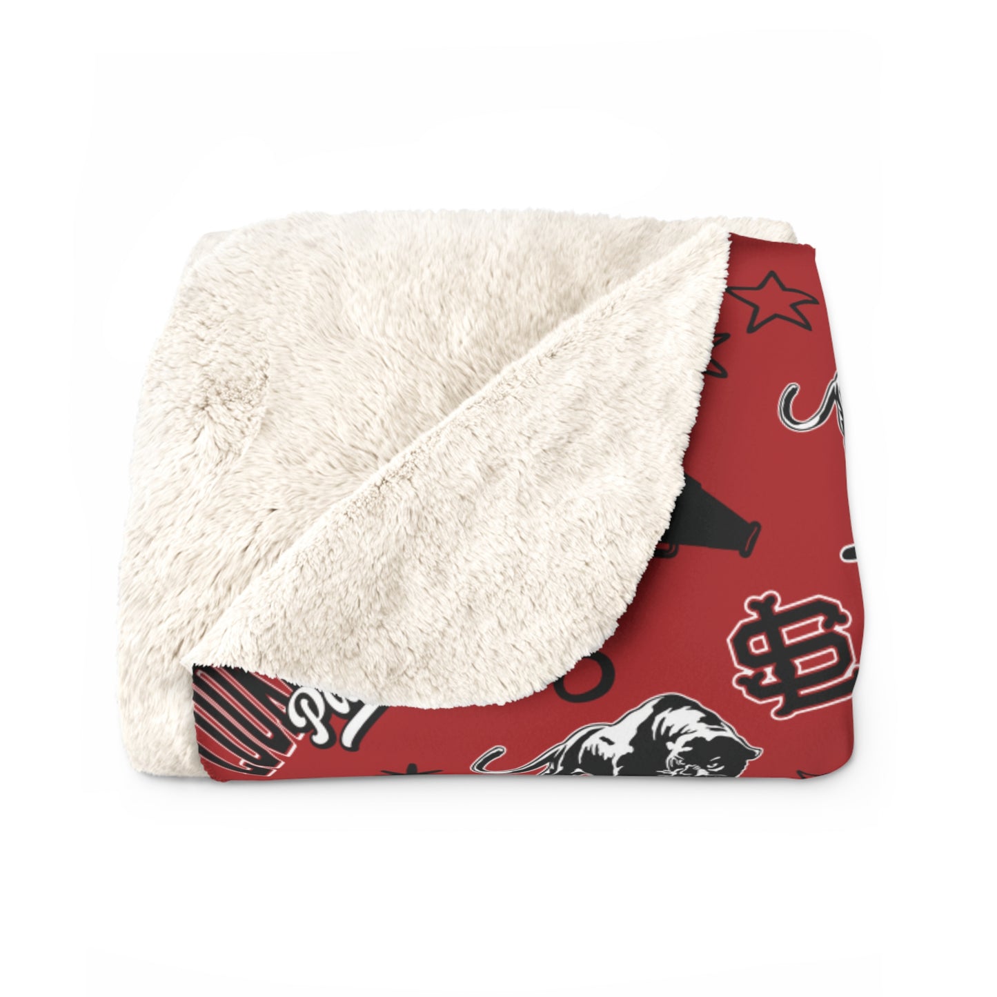 LS Panthers Sherpa Fleece Blanket