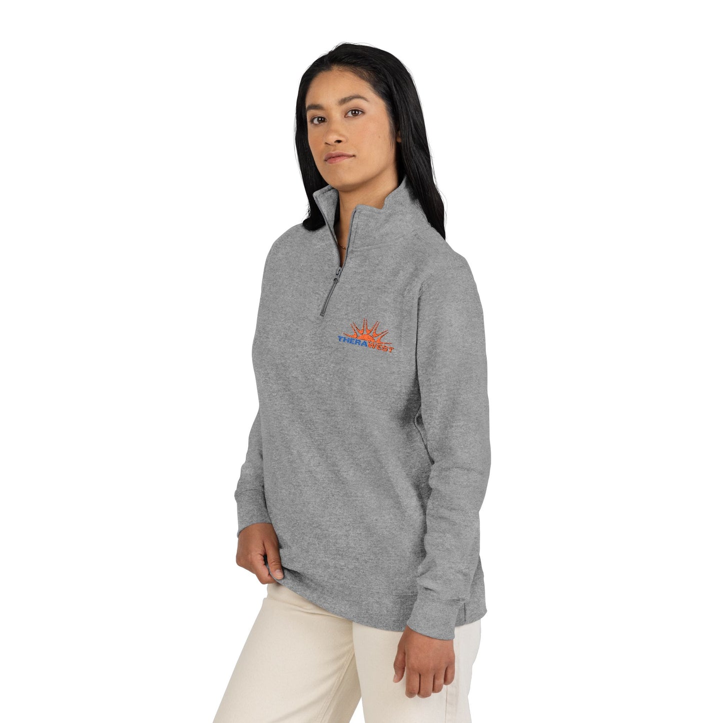Embroidered Fleece Pullover TheraWest