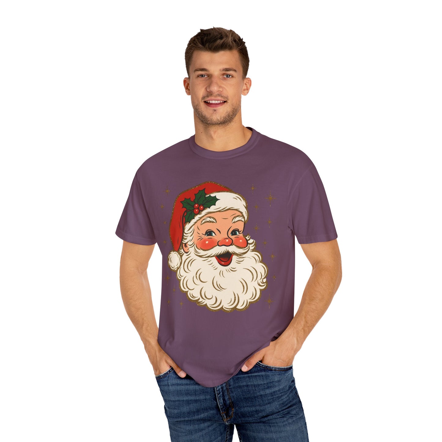 Retro Santa Comfort Colors Tee