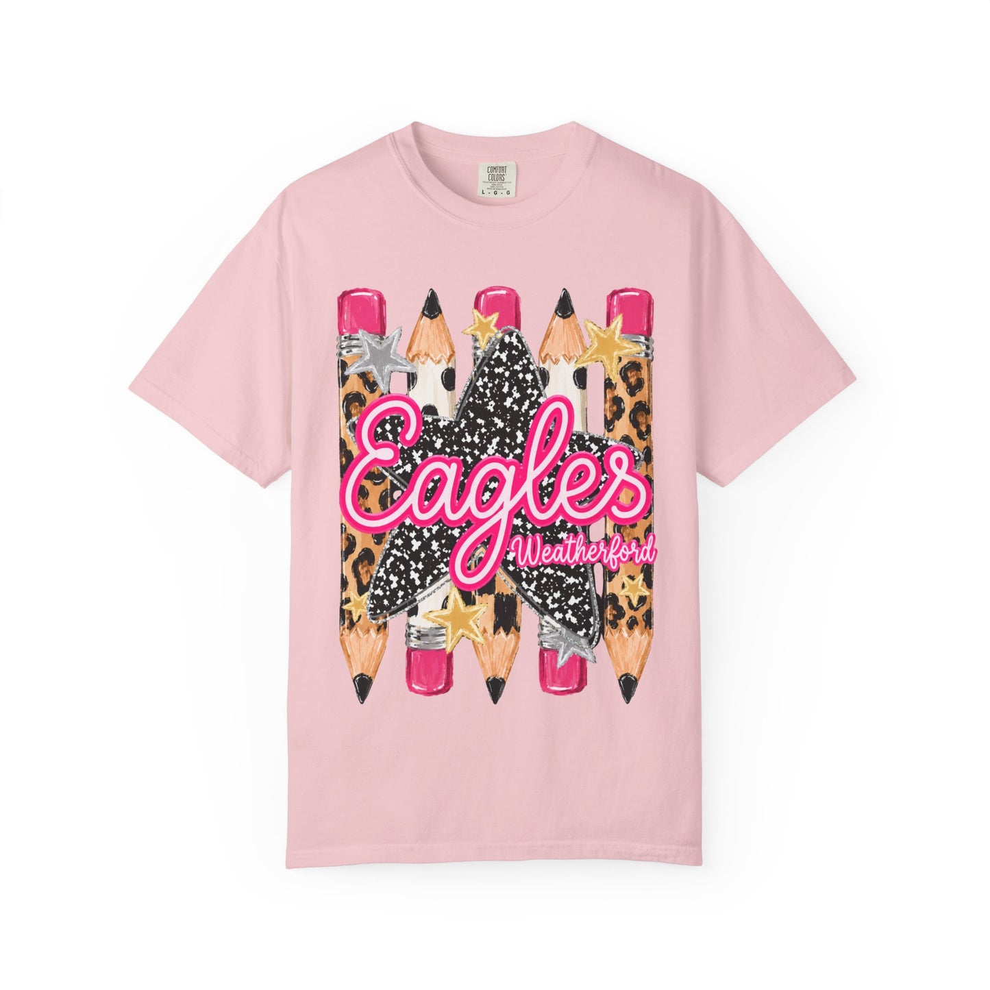 Weatherford Eagles Pencil Tee Comfort Colors