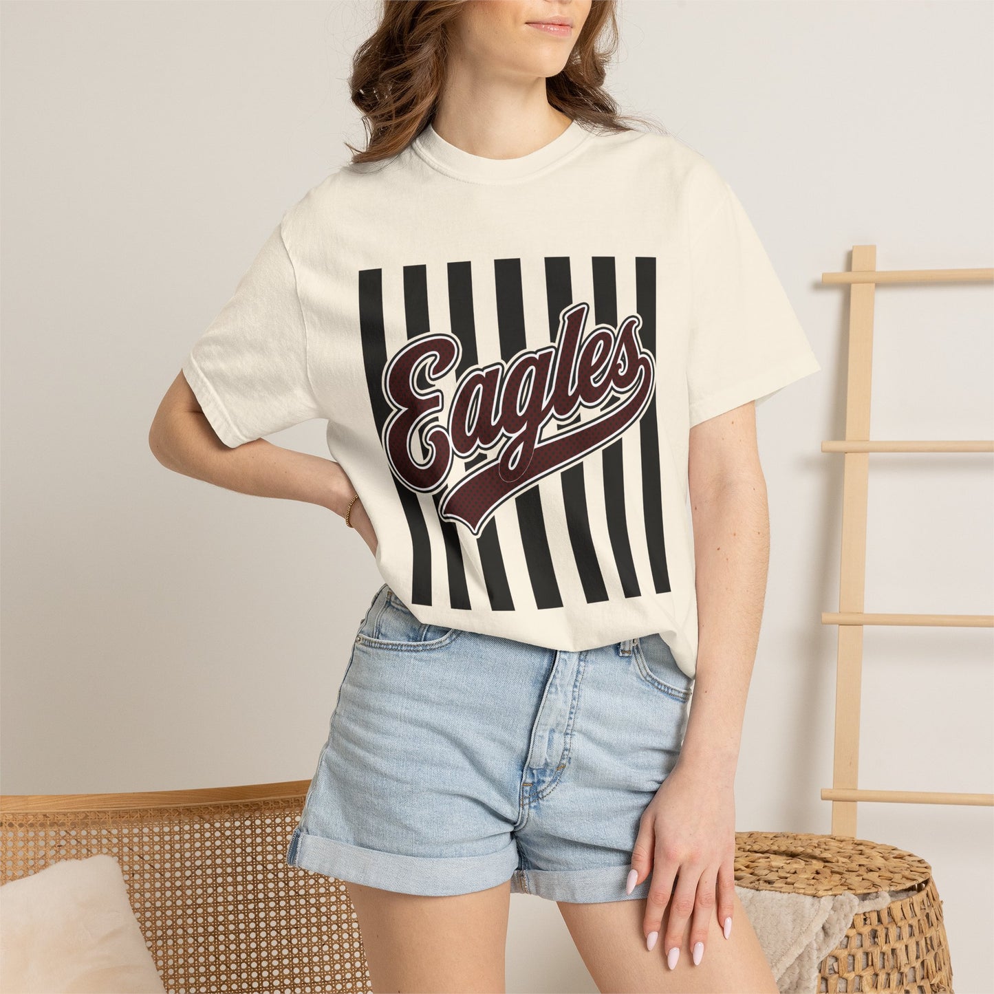 Polka Dot Eagles Comfort Colors
