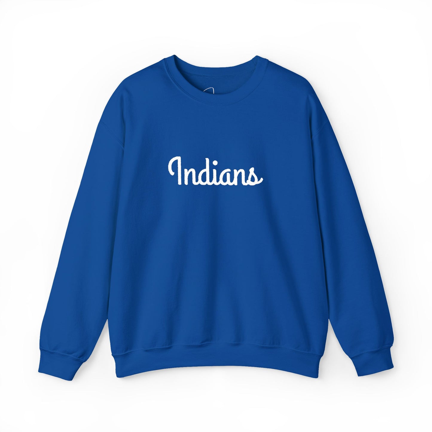 Indians Embroidered Unisex Heavy Blend™ Crewneck Sweatshirt