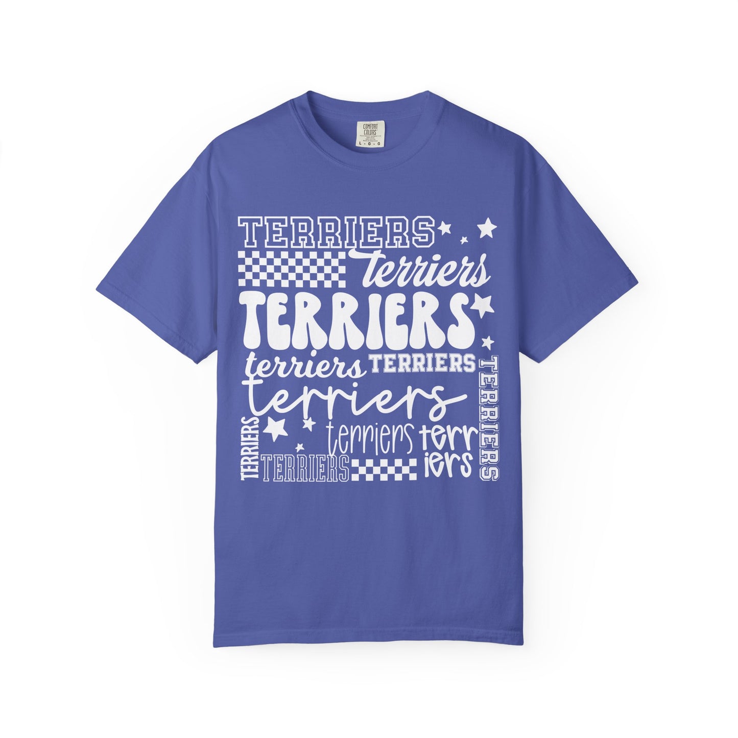 Terriers Repeated Comfort Colors Tee