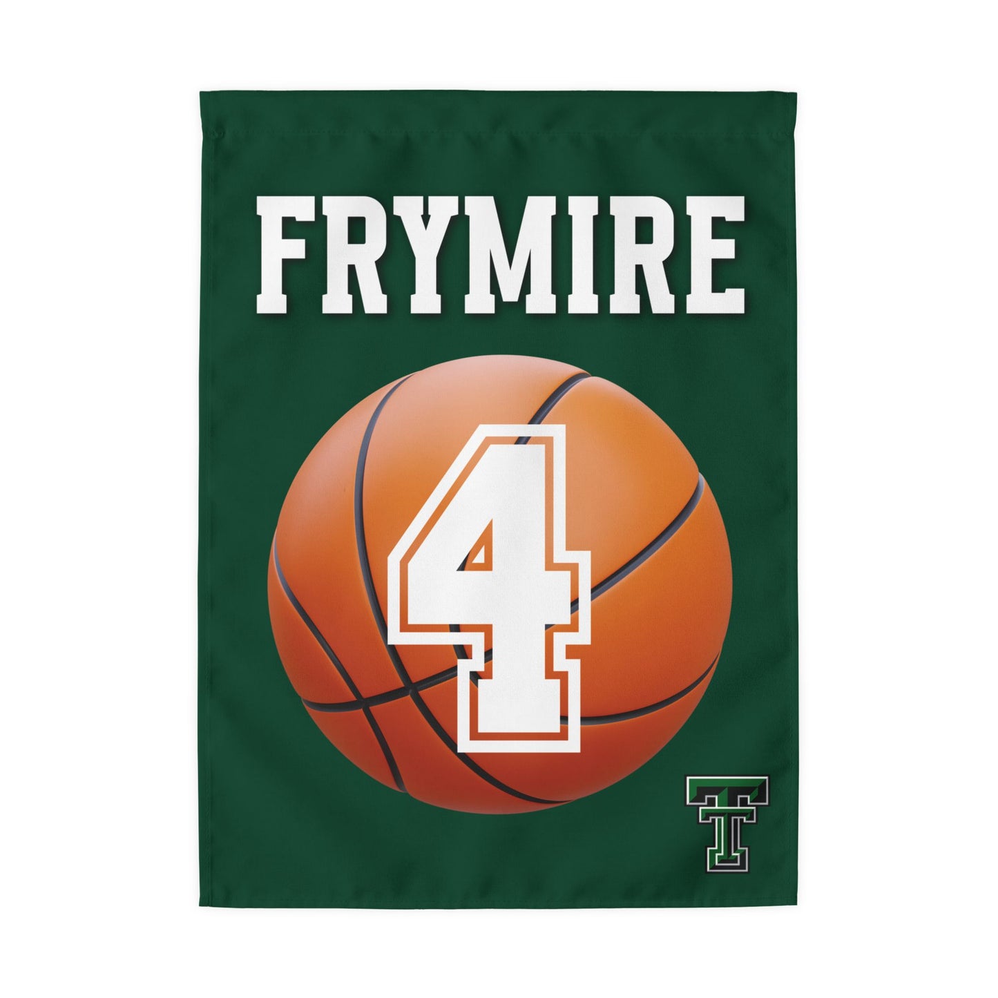 Custom Basketball Garden Flag 12x18