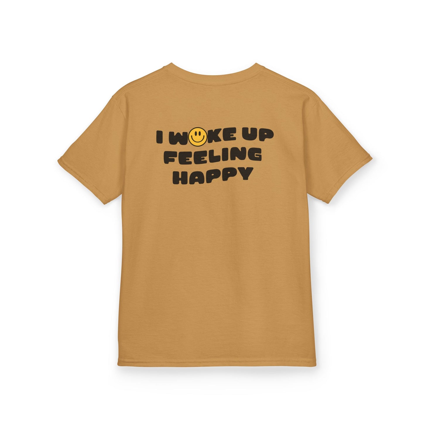 Youth I Woke Up Feeling Happy Front Back Tee