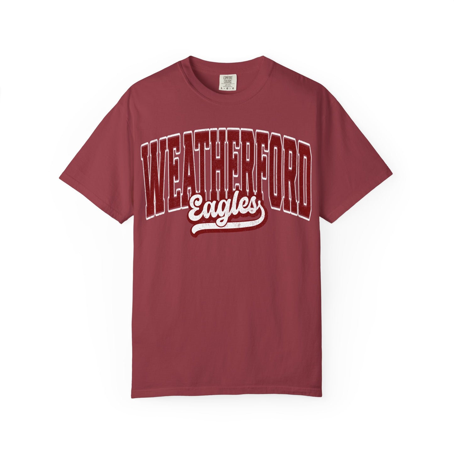 Retro Weatherford Eagles Comfort Colors Tee