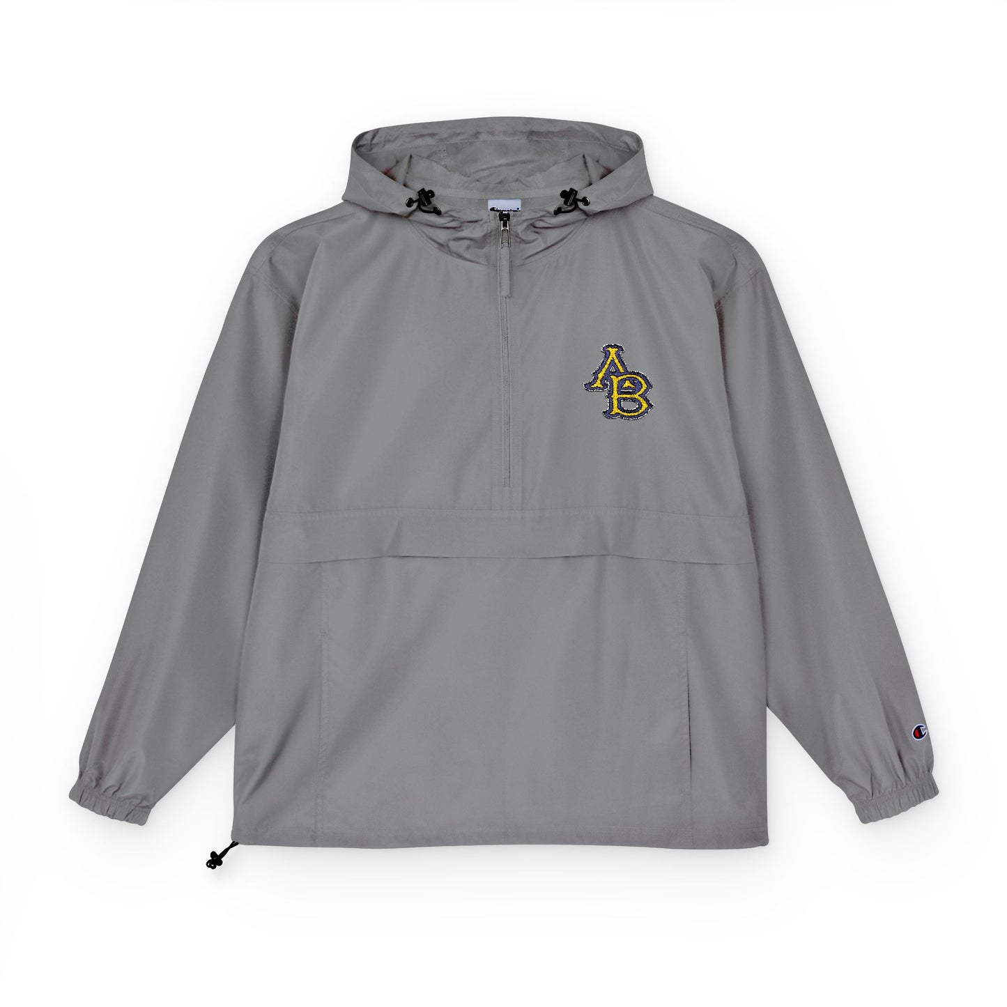 Champion Embroidered Unisex Packable Anorak Jacket AB logo