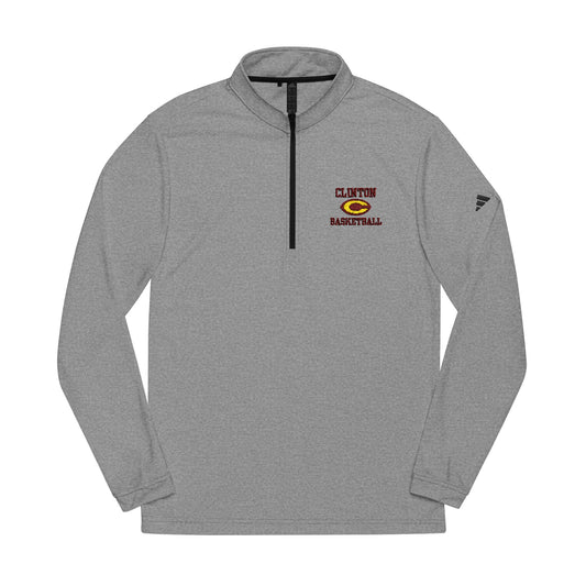 adidas® Quarter-Zip Pullover (Embroidery) Clinton Basketball