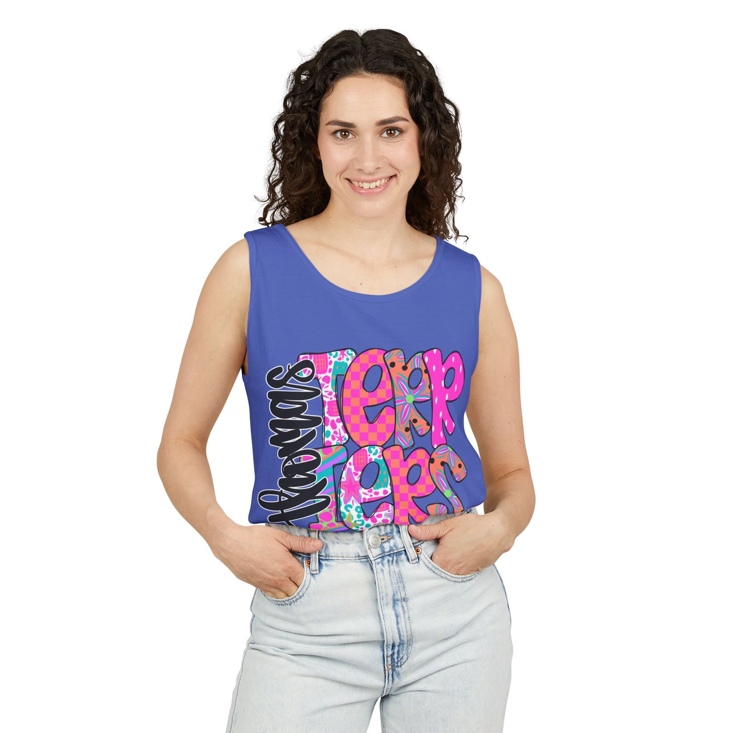 Thomas Terrier Stacked Tank Top Comfort Colors