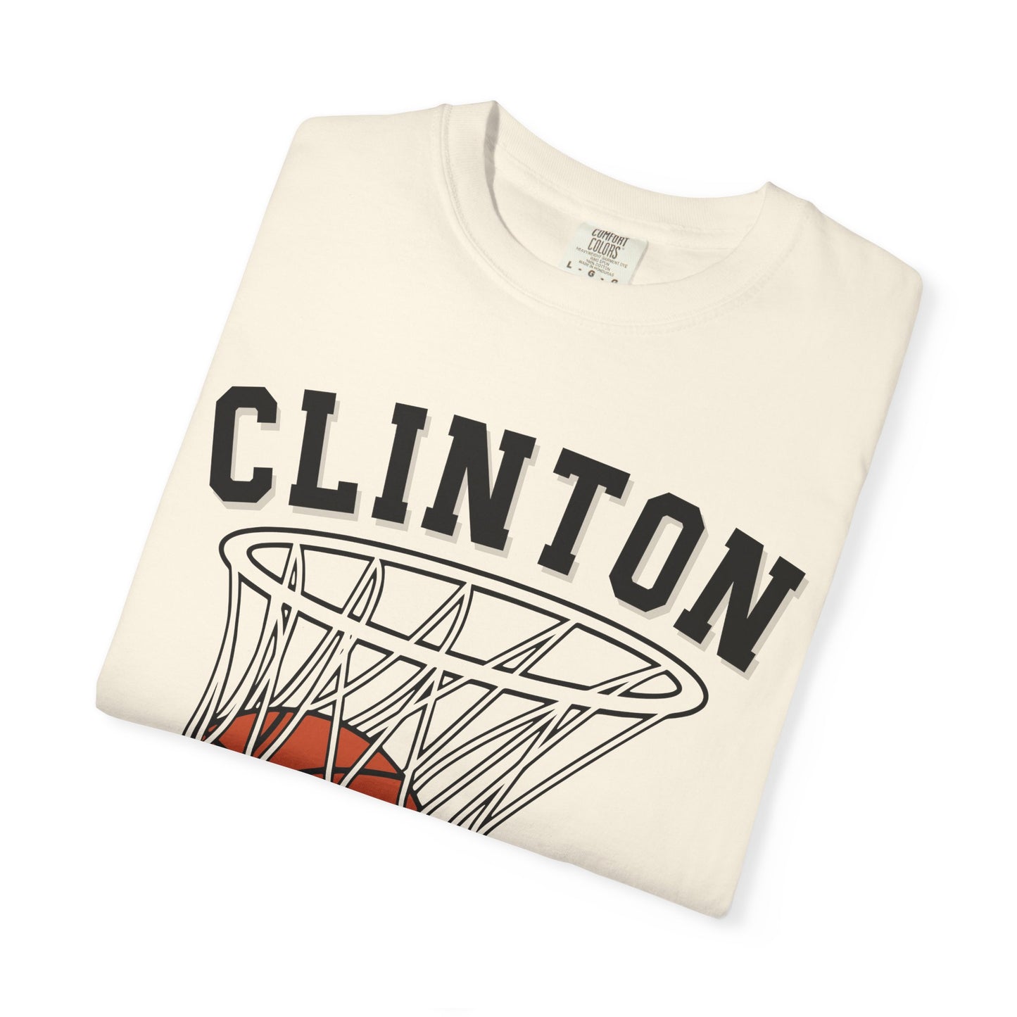 Clinton Basketball Comfort Colors Tee