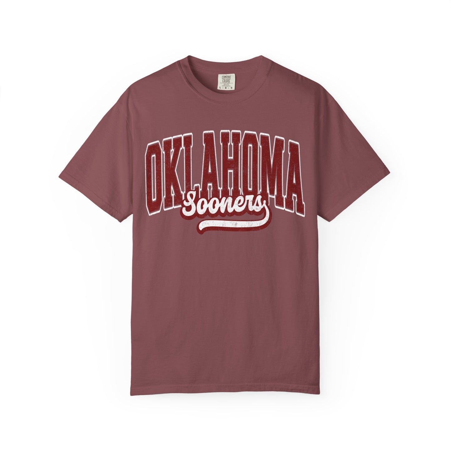 Retro comfort colors tee Oklahoma