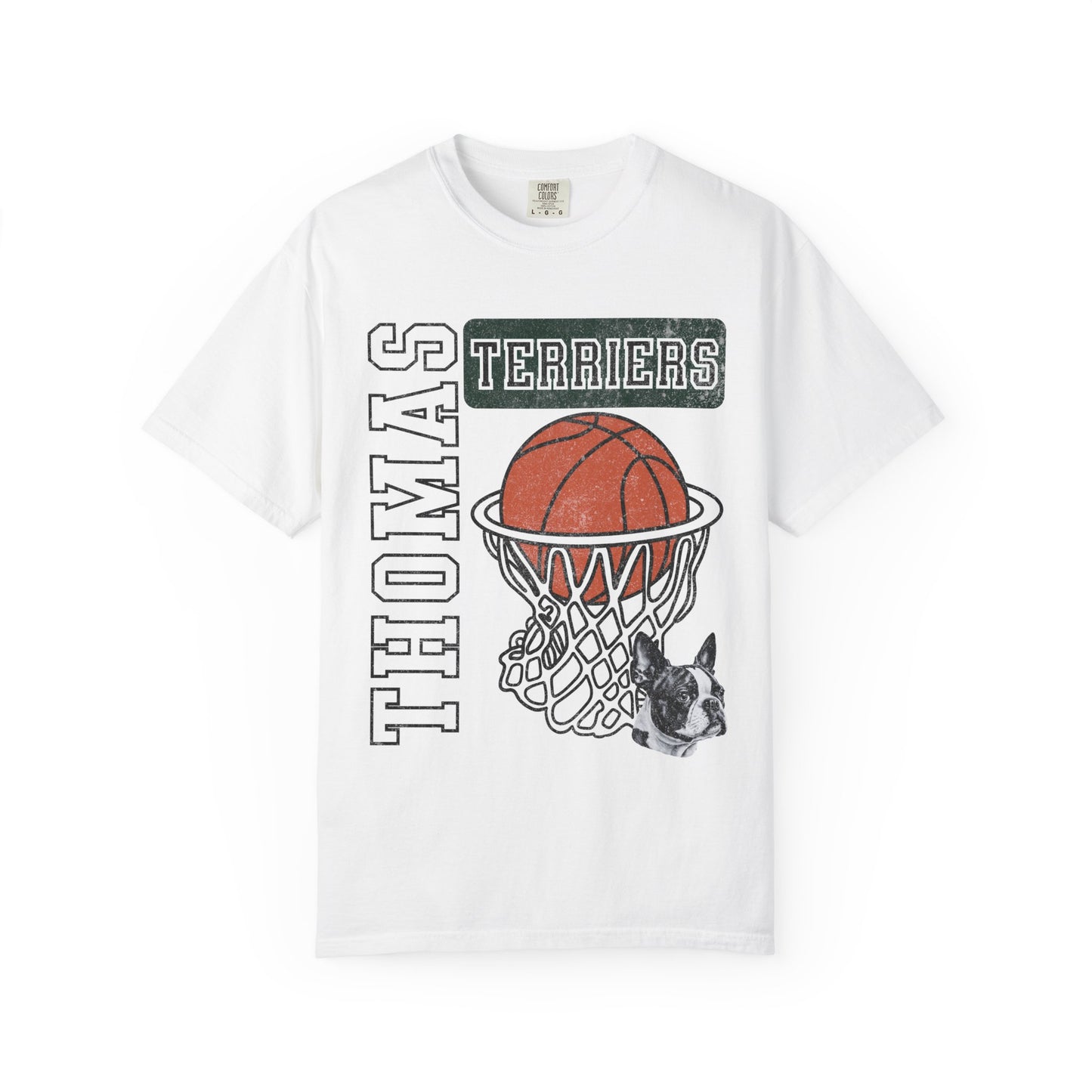 Thomas Old School Style Basketball Tee Comfort Colors