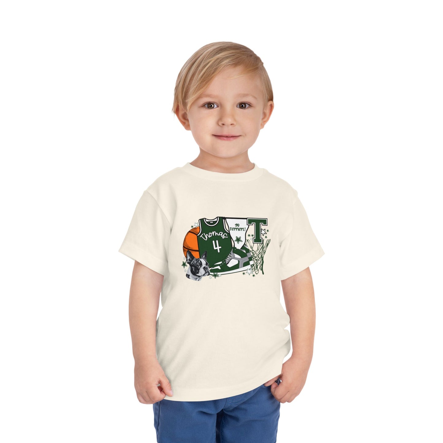 Limited Time Toddler Thomas Terriers Custom Jersey Tee