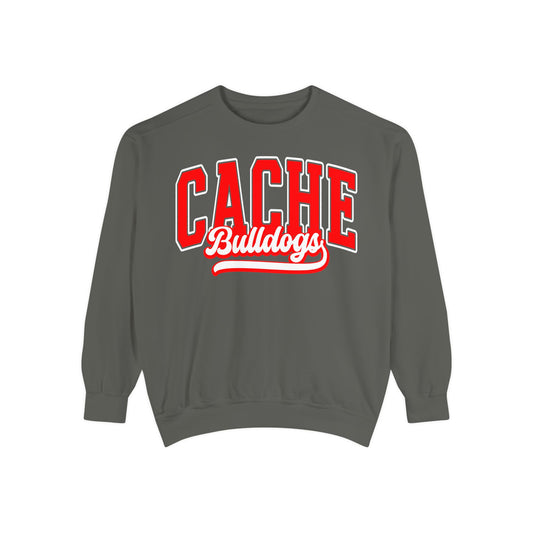 Cache Bulldogs Heavy Weight Comfort Colors Crewneck