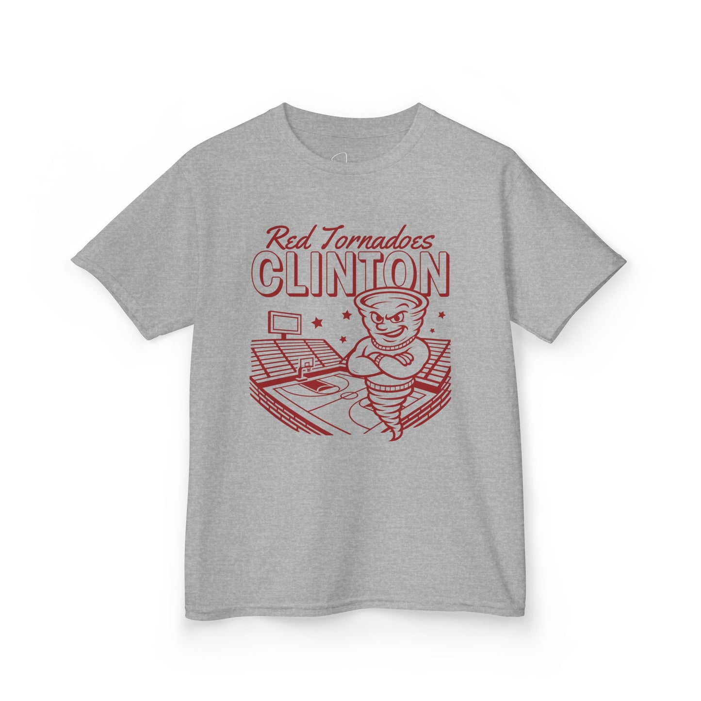 Youth Clinton Red Tornadoes Basketball Tee