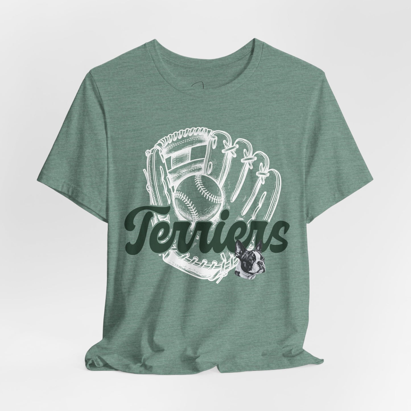 Baseball Mitt Terriers Bella Canvas Tee