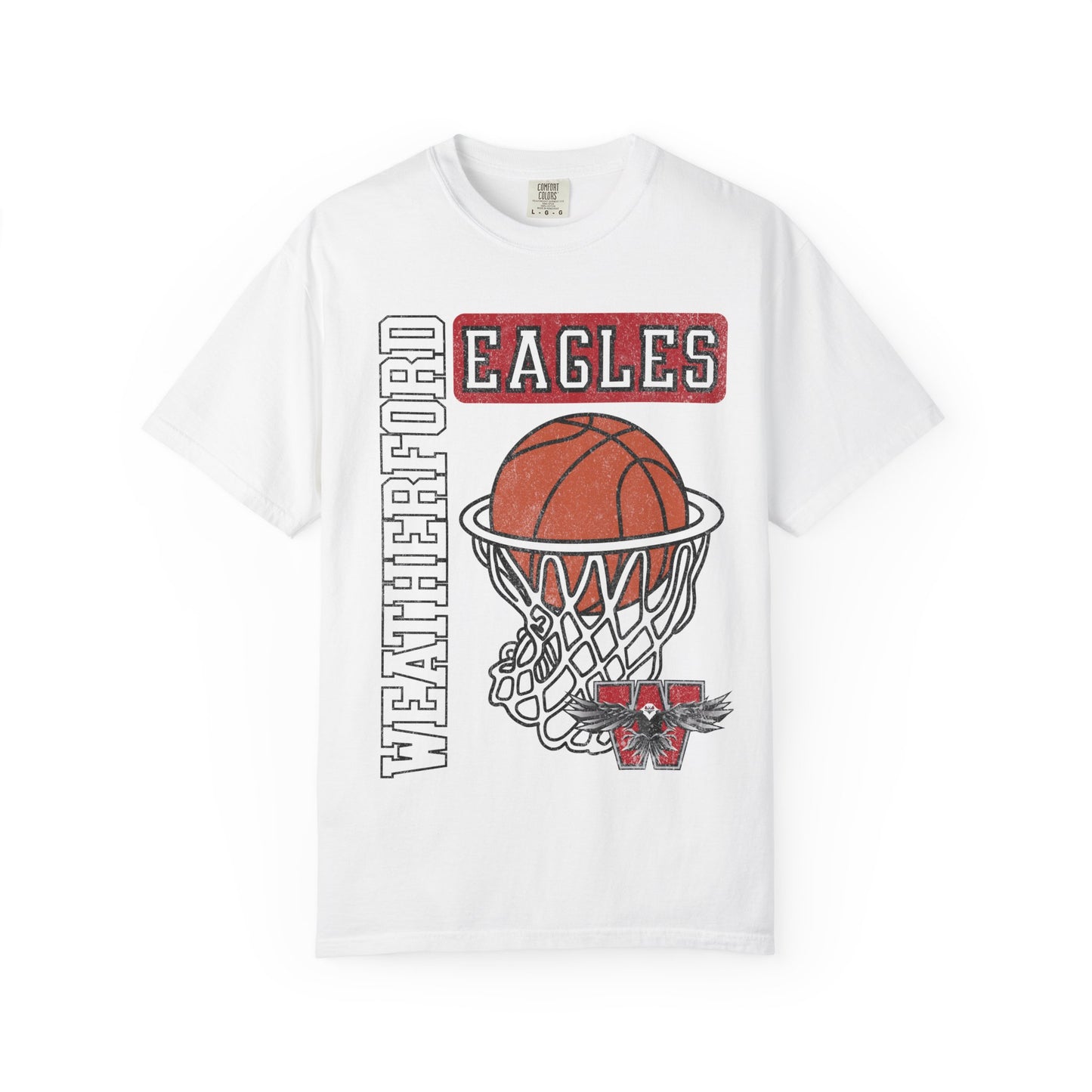 Weatherford Eagles Old School style Basketball Tee