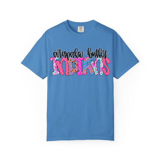 AB Indians Funky Stacked Comfort Colors Tee
