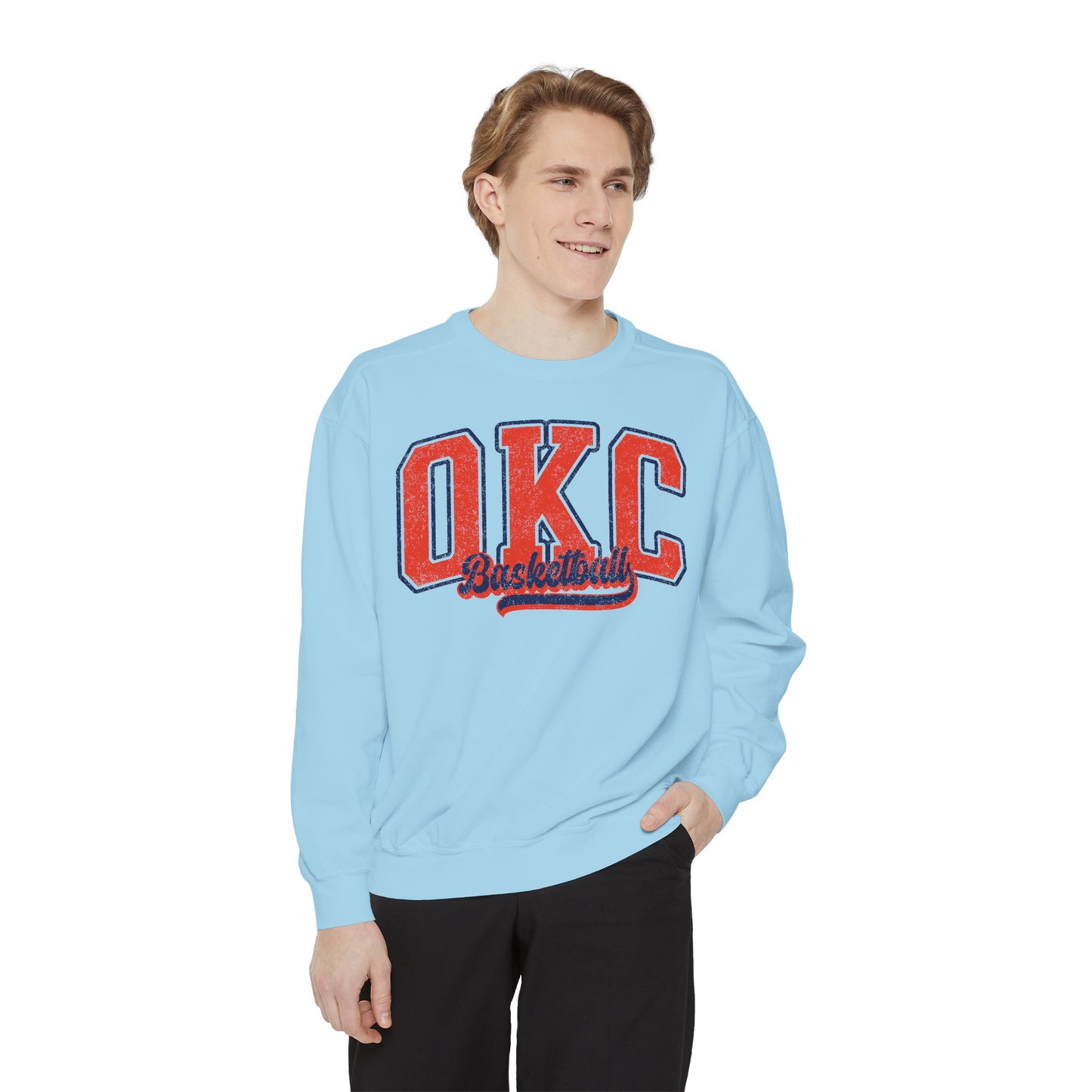 OKC Retro Heavy Weight Comfort Colors Crewneck