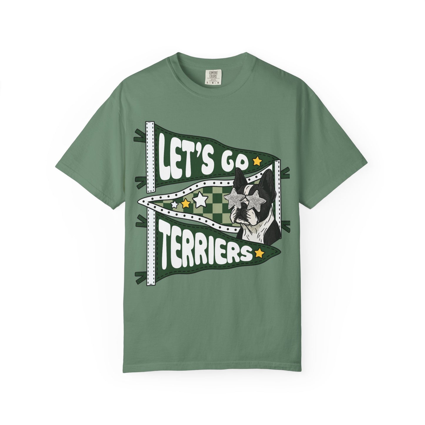 Pennant Flag Terriers Comfort Colors