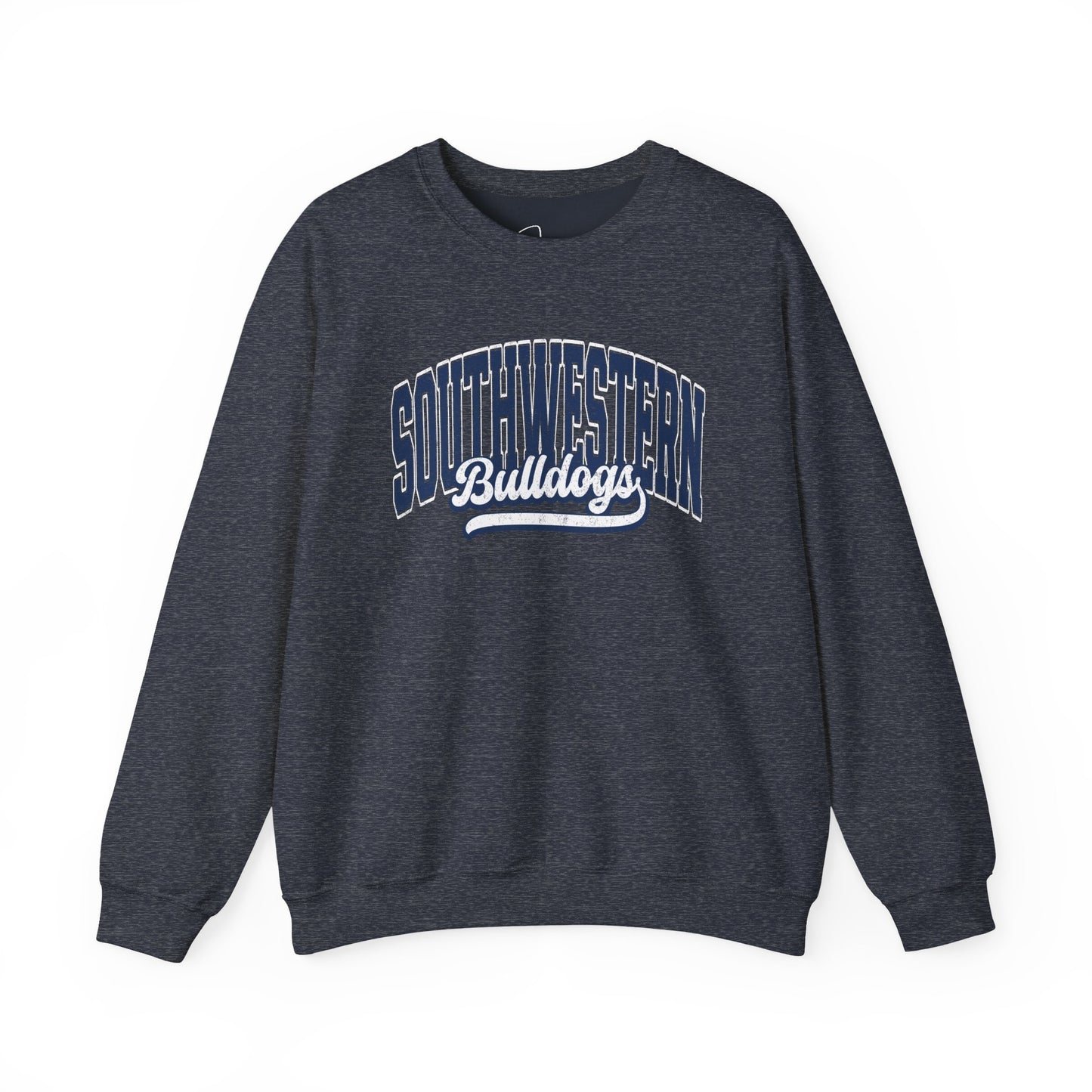Retro bulldogs Heavy Blend™ Crewneck Sweatshirt