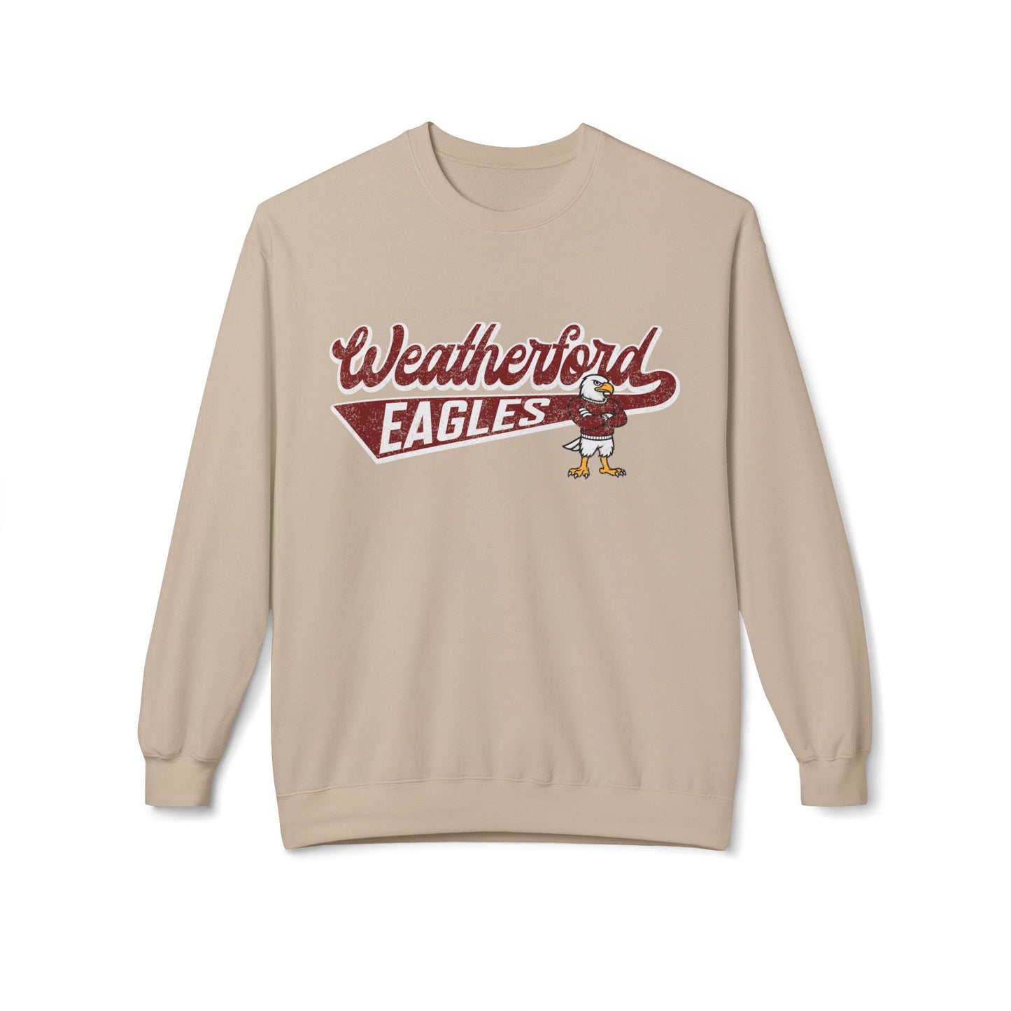 Weatherford Eagles Softstyle Fleece Crewneck Sweatshirt