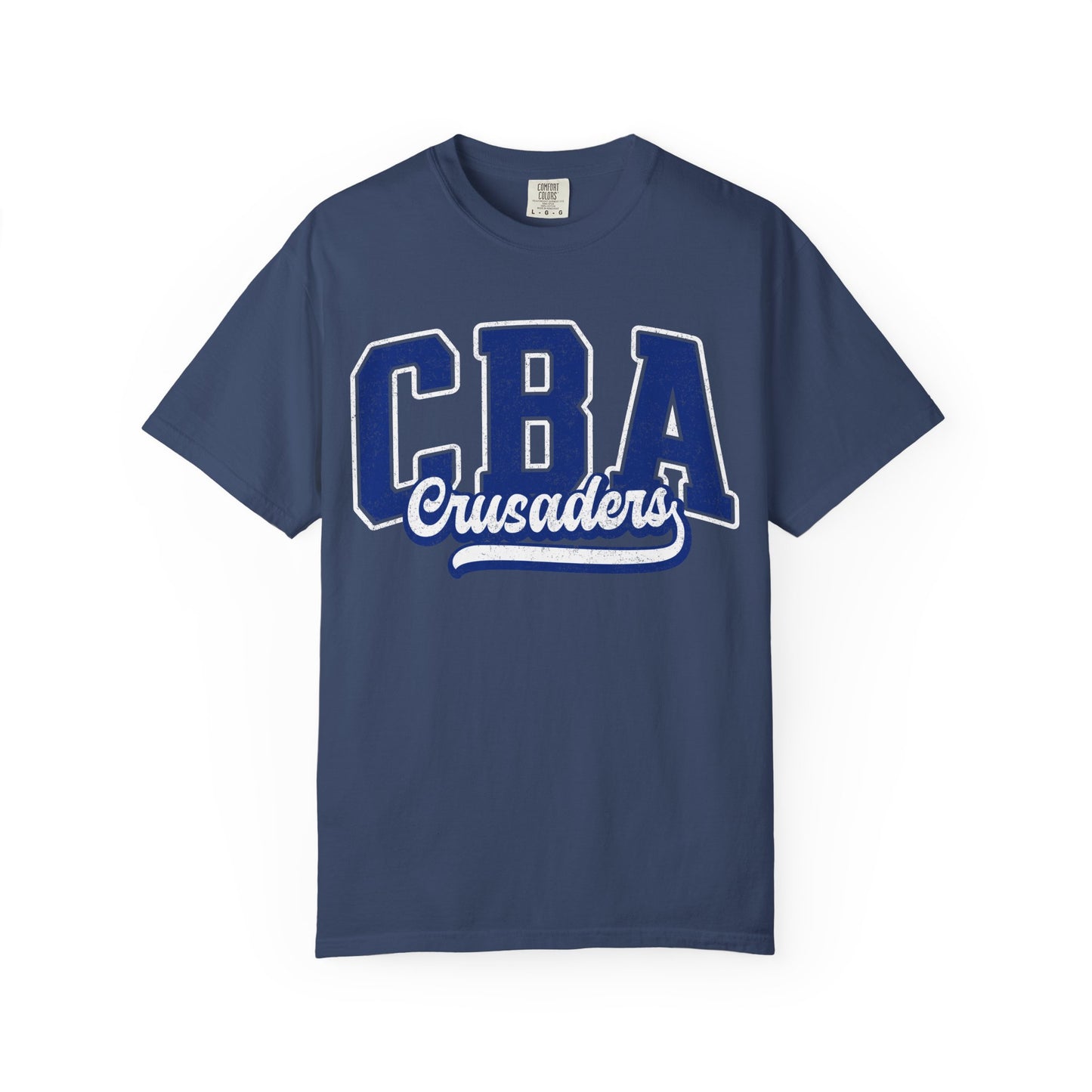 CBA Crusaders Varsity Text Comfort Colors