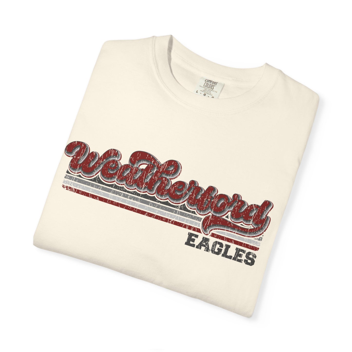 Weatherford Eagles Retro w/ Lines Comfort Colors