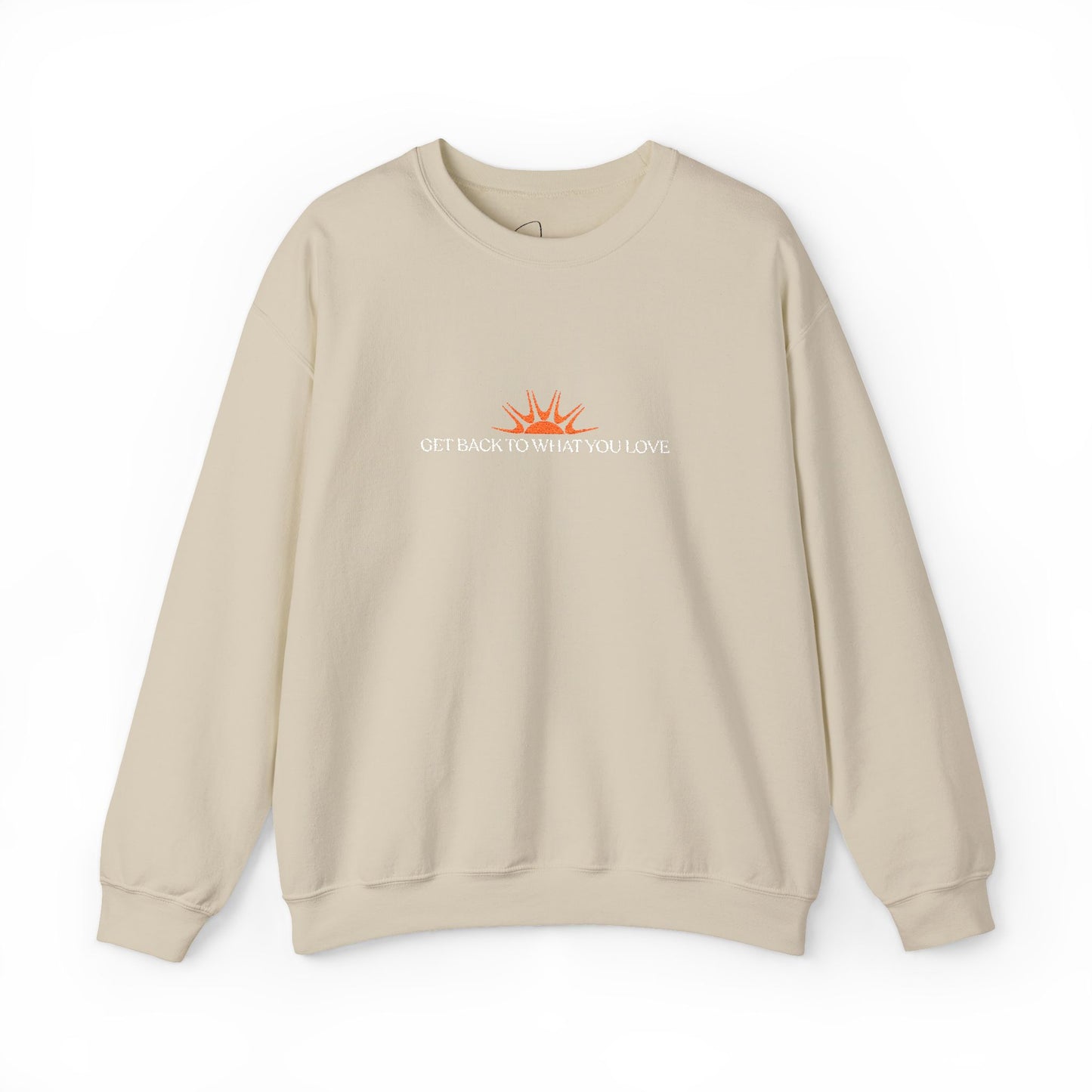 Embroidered Classic Get Back to What You Love TheraWest Crewneck