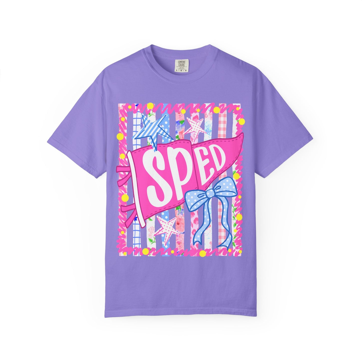 SPED Pennant Flag Stripes Comfort Colors