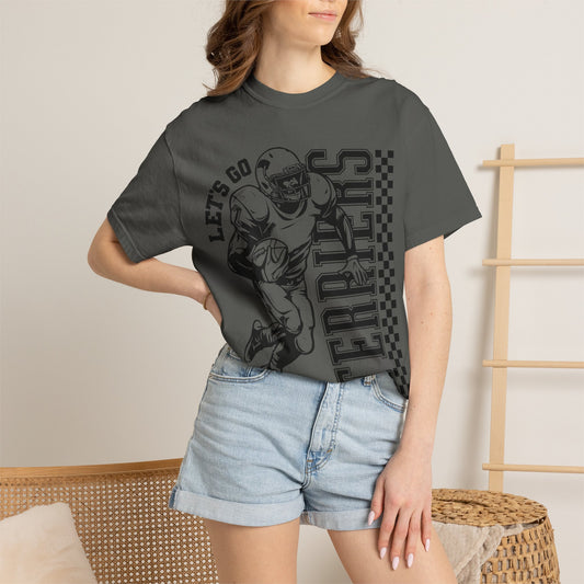 Lets go Terriers Football Comfort Colors Tee