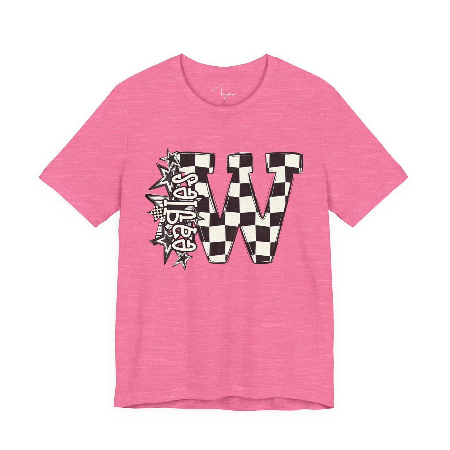 Checkered Weatherford Eagles Bella Canvas Tee