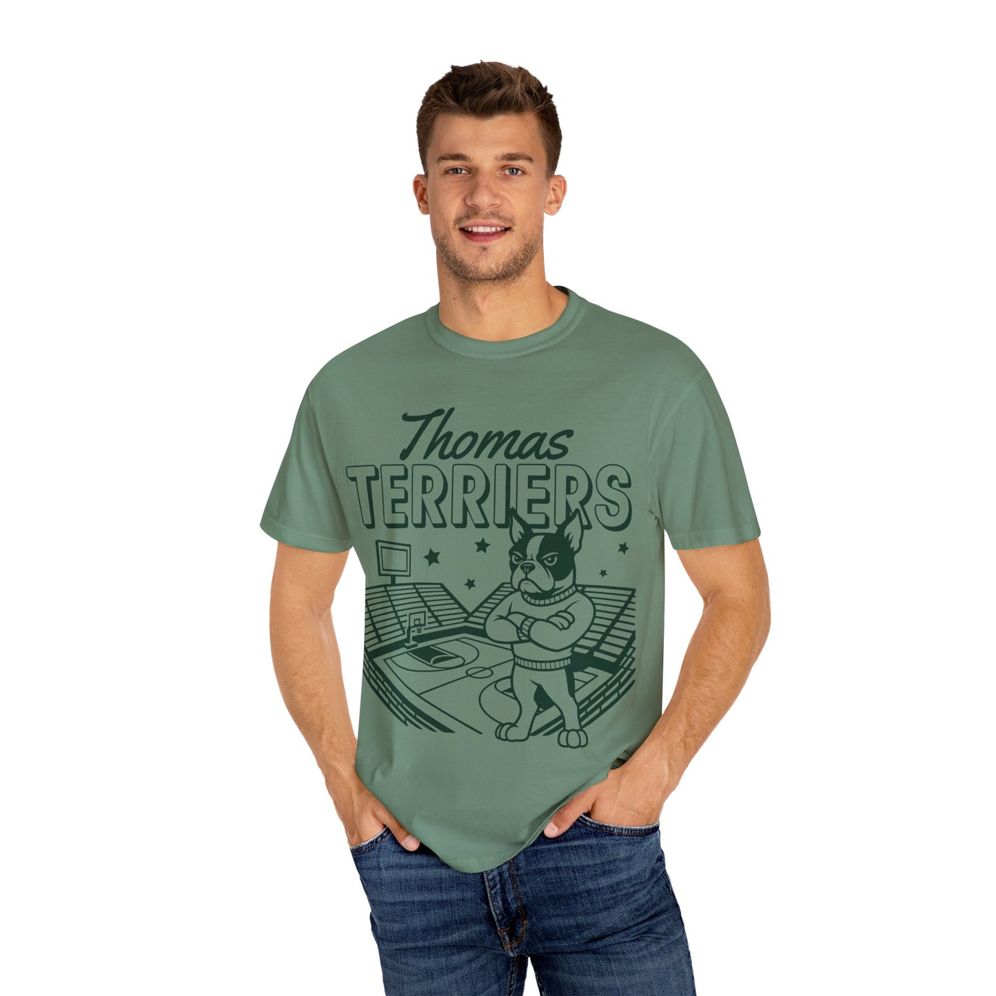 Thomas Terriers Basketball Tee