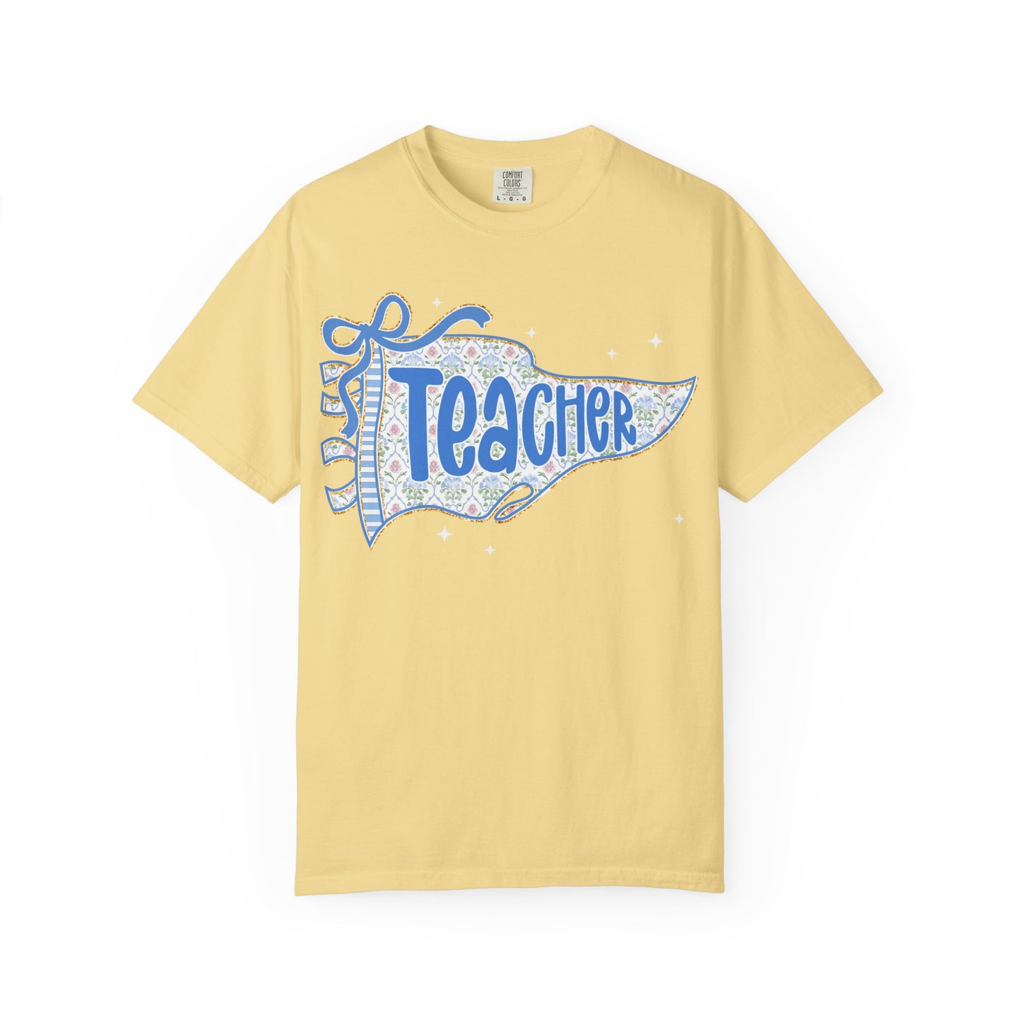 Teacher Pennant Flag Comfort Colors