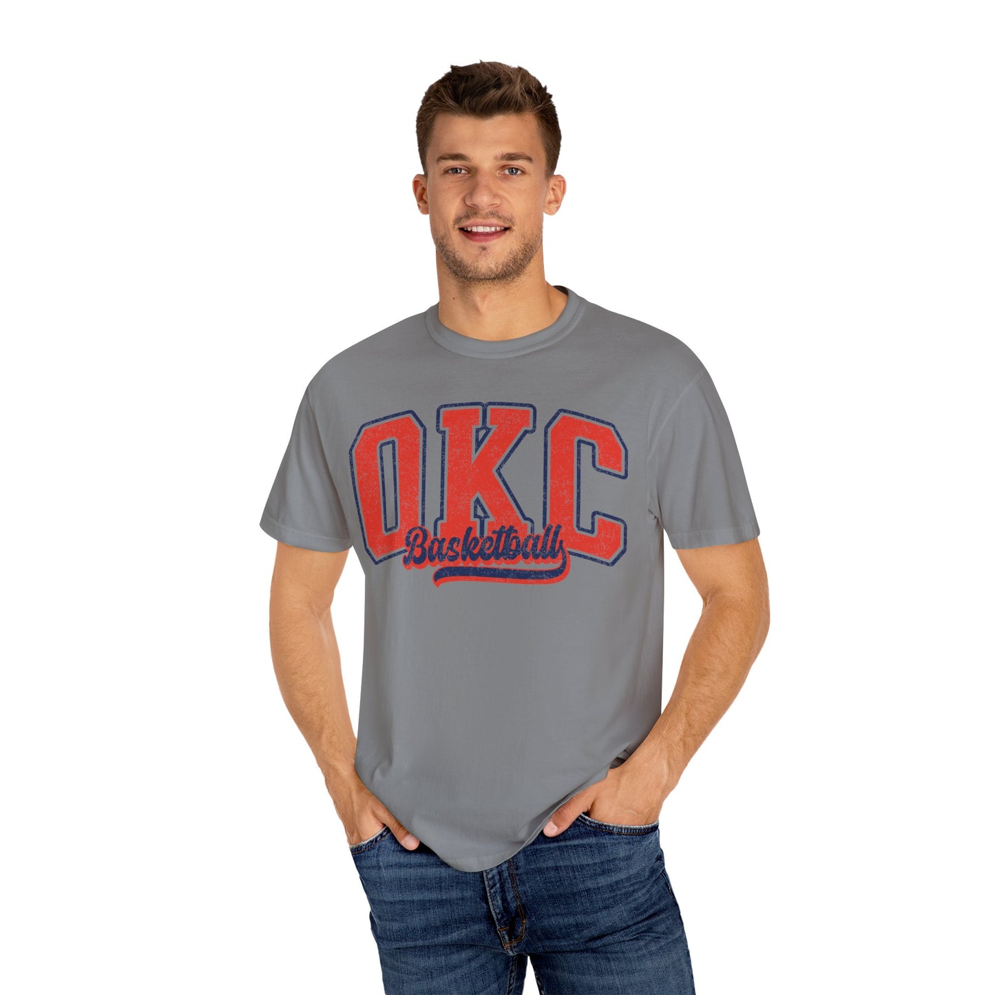 Retro comfort colors tee OKC
