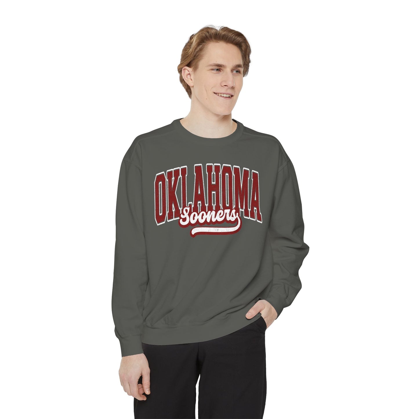 Retro Oklahoma Crewneck Comfort Colors Heavy Weight