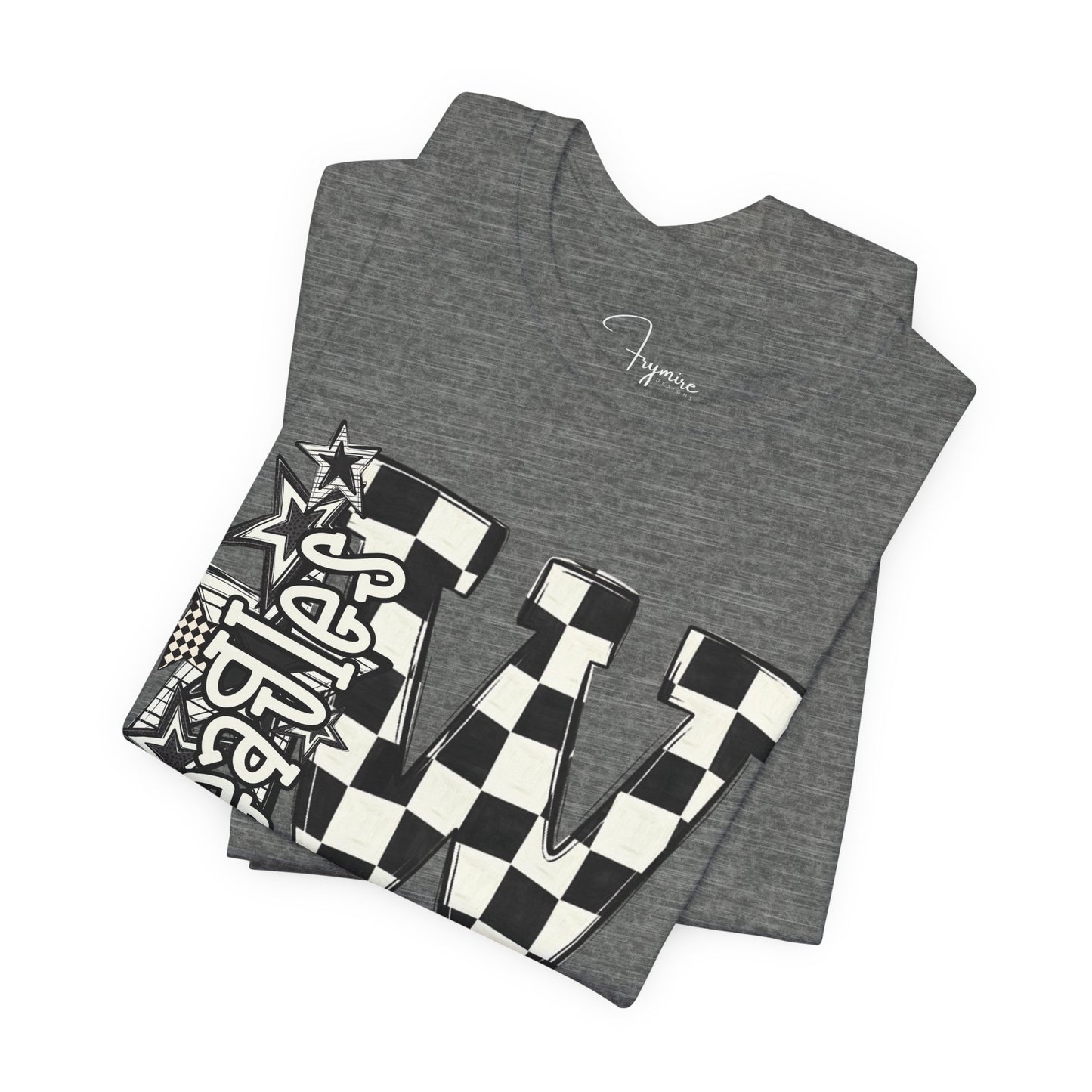Checkered Weatherford Eagles Bella Canvas Tee