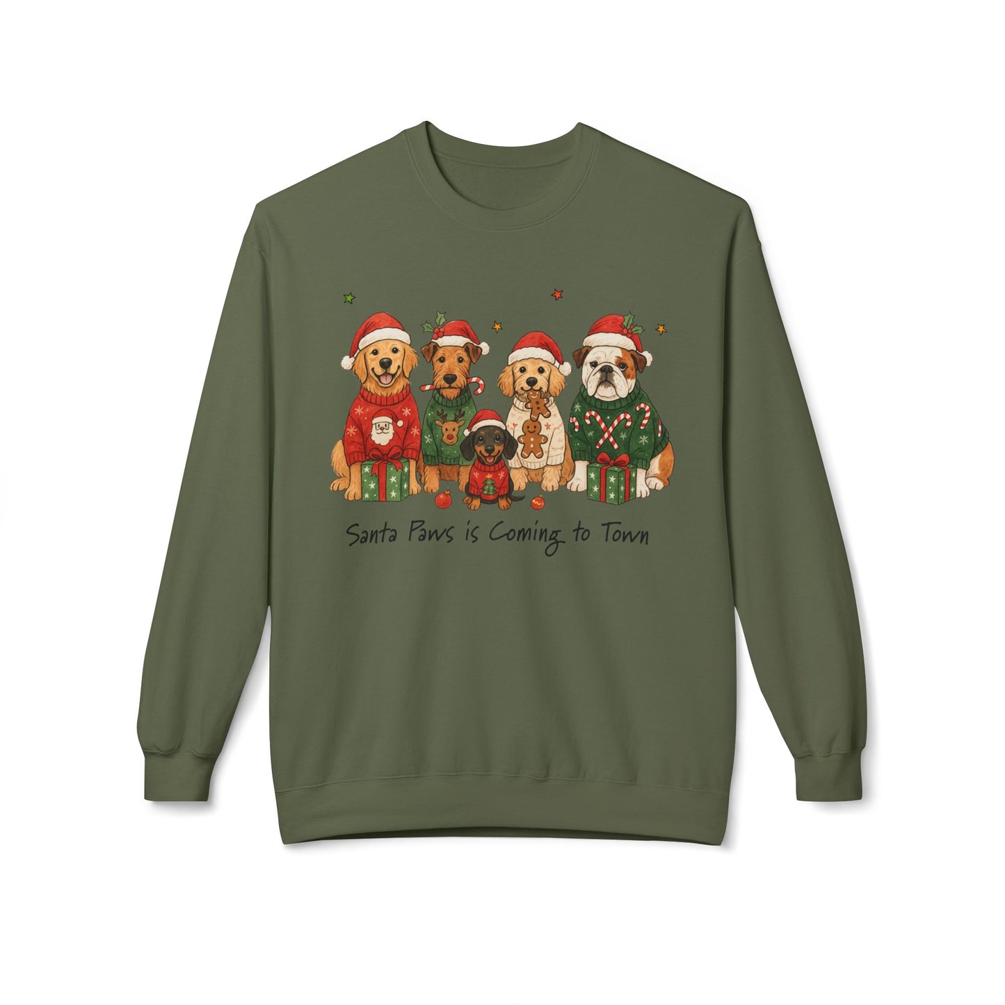 Santa Paws is Coming to Town Crewneck