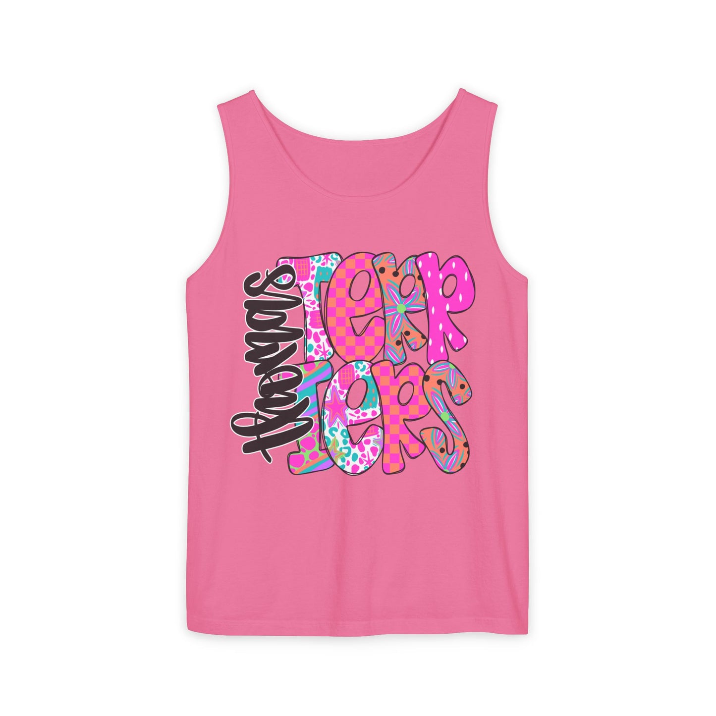 Thomas Terrier Stacked Tank Top Comfort Colors