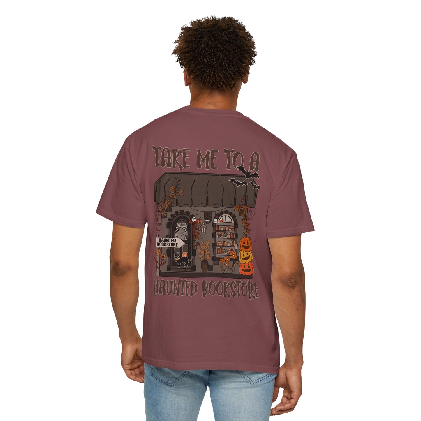 Take Me to a Haunted Bookstore Tee