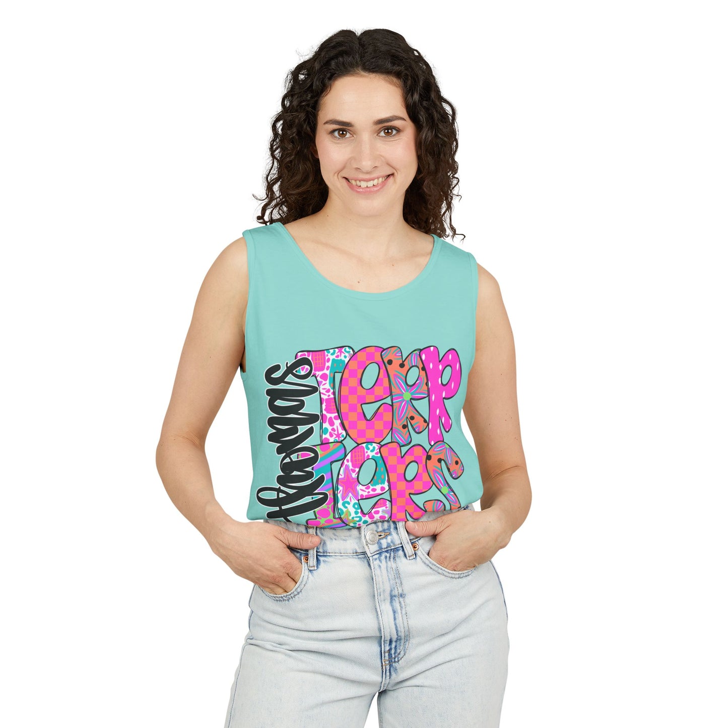 Thomas Terrier Stacked Tank Top Comfort Colors