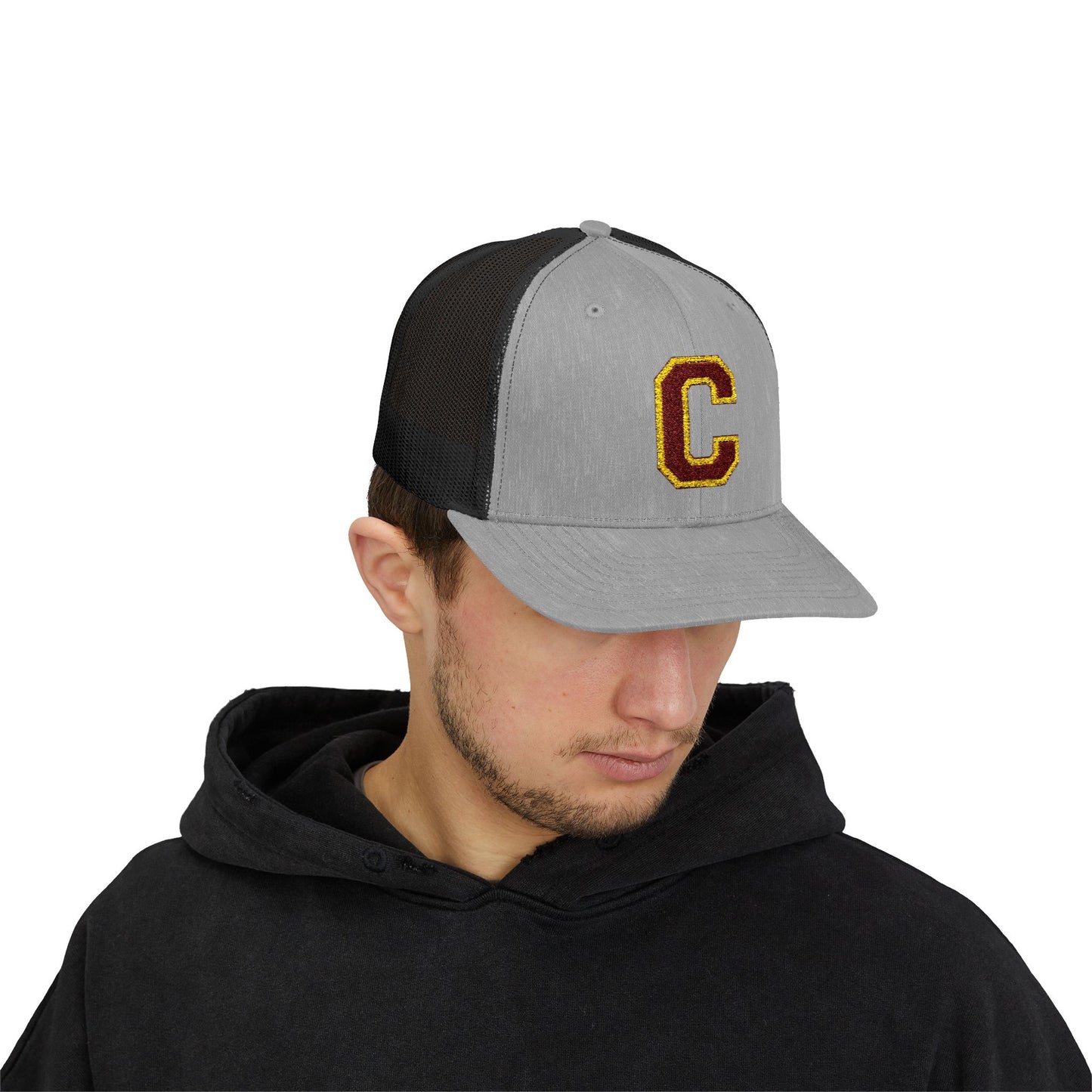 Snapback Trucker Cap Embroidered Clinton