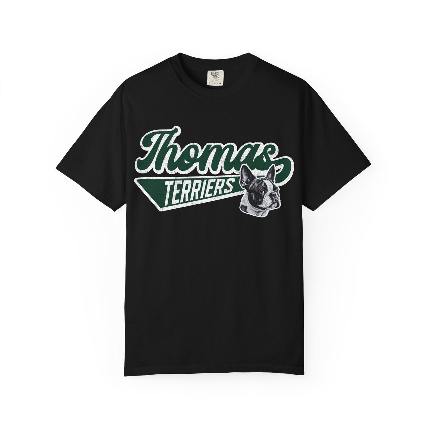 Thomas Terrier Mascot Tee Comfort Colors