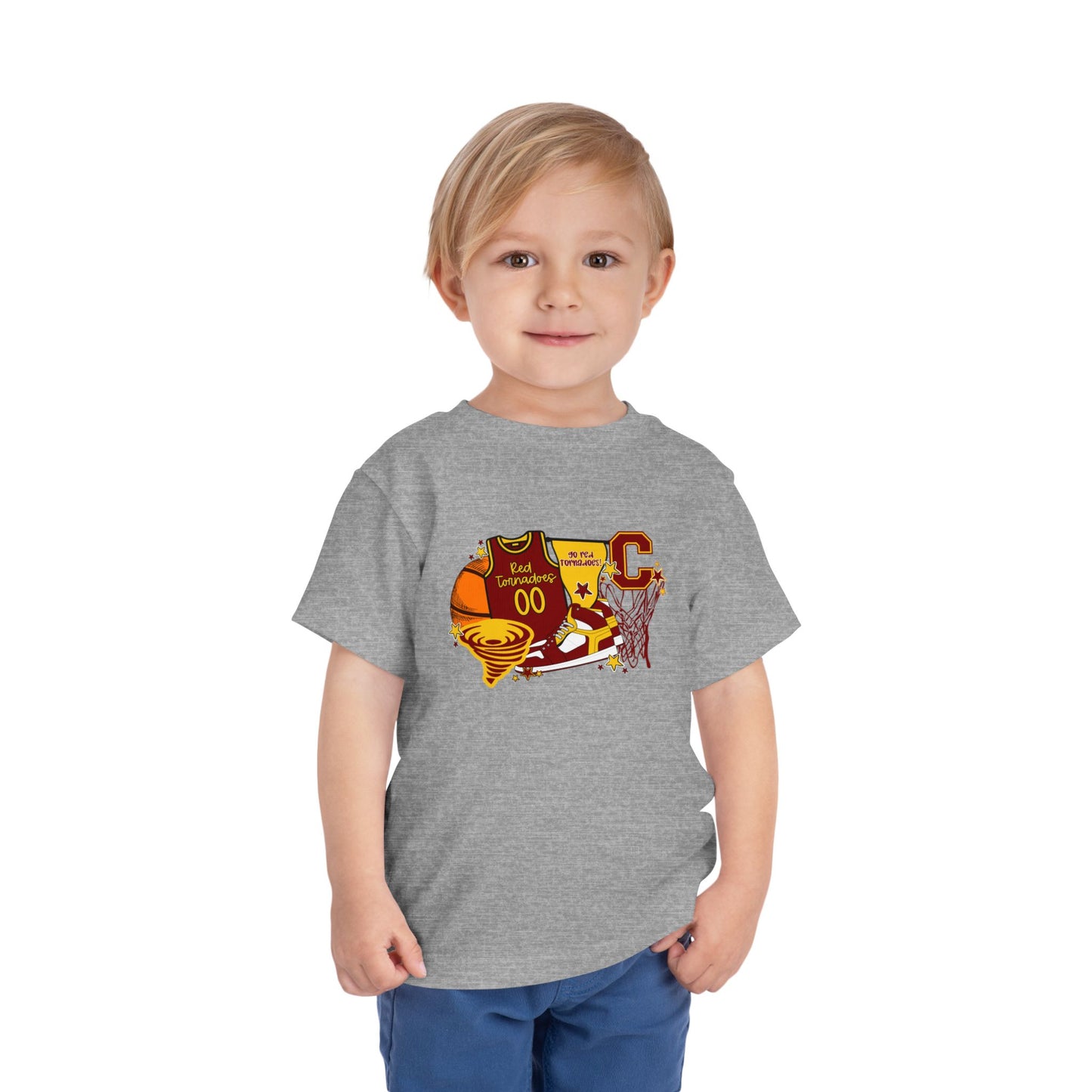 Limited Time Toddler Clinton Red Tornadoes Custom Jersey Tee