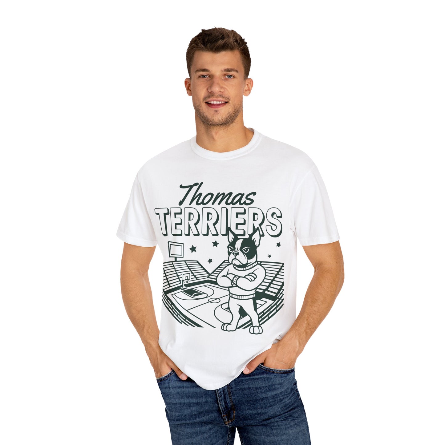 Thomas Terriers Basketball Tee
