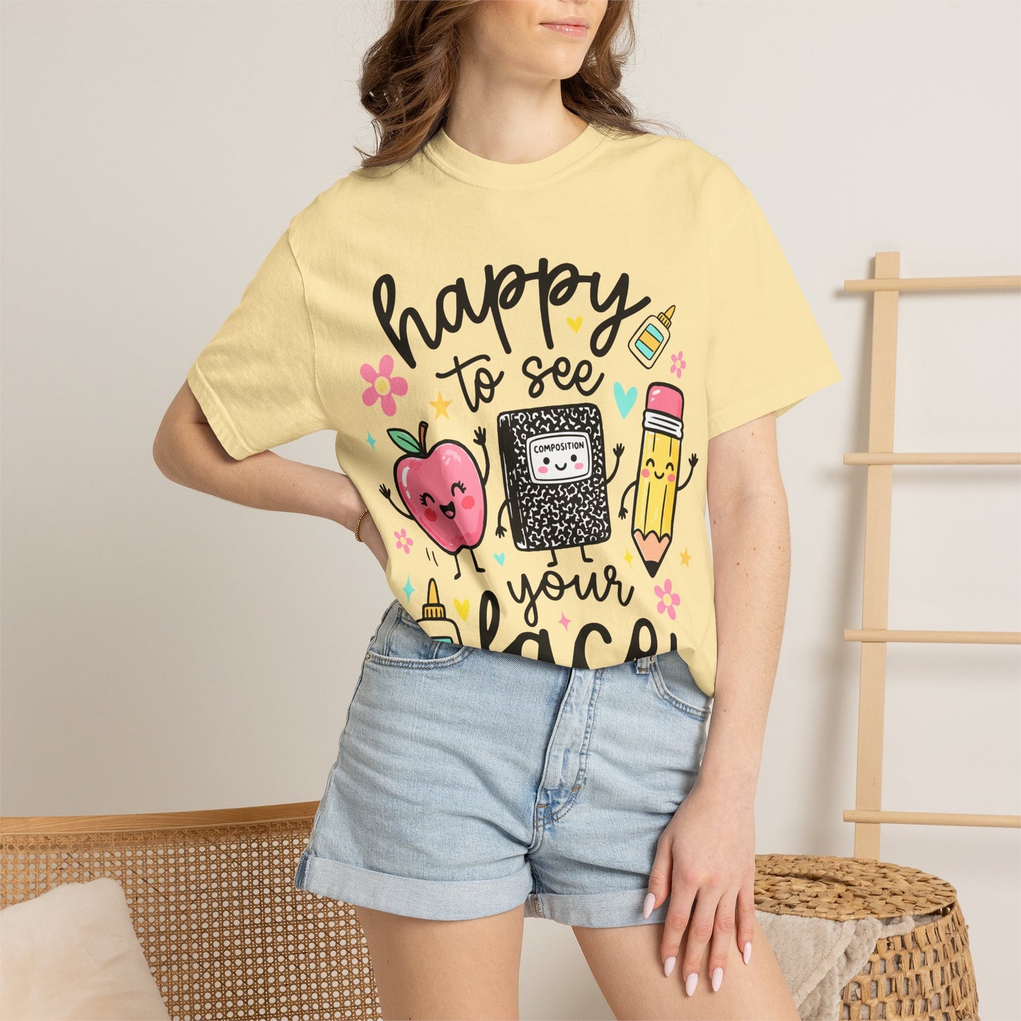 Happy to see your face version 2 comfort colors