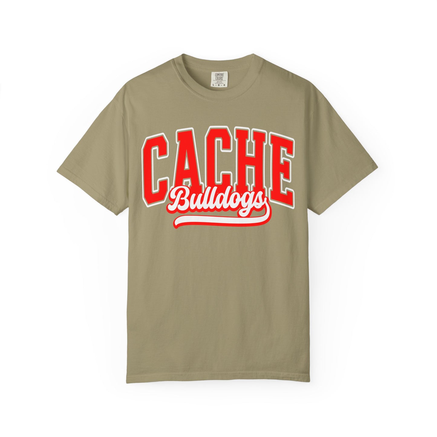 Cache Bulldogs Retro Comfort Colors Tee