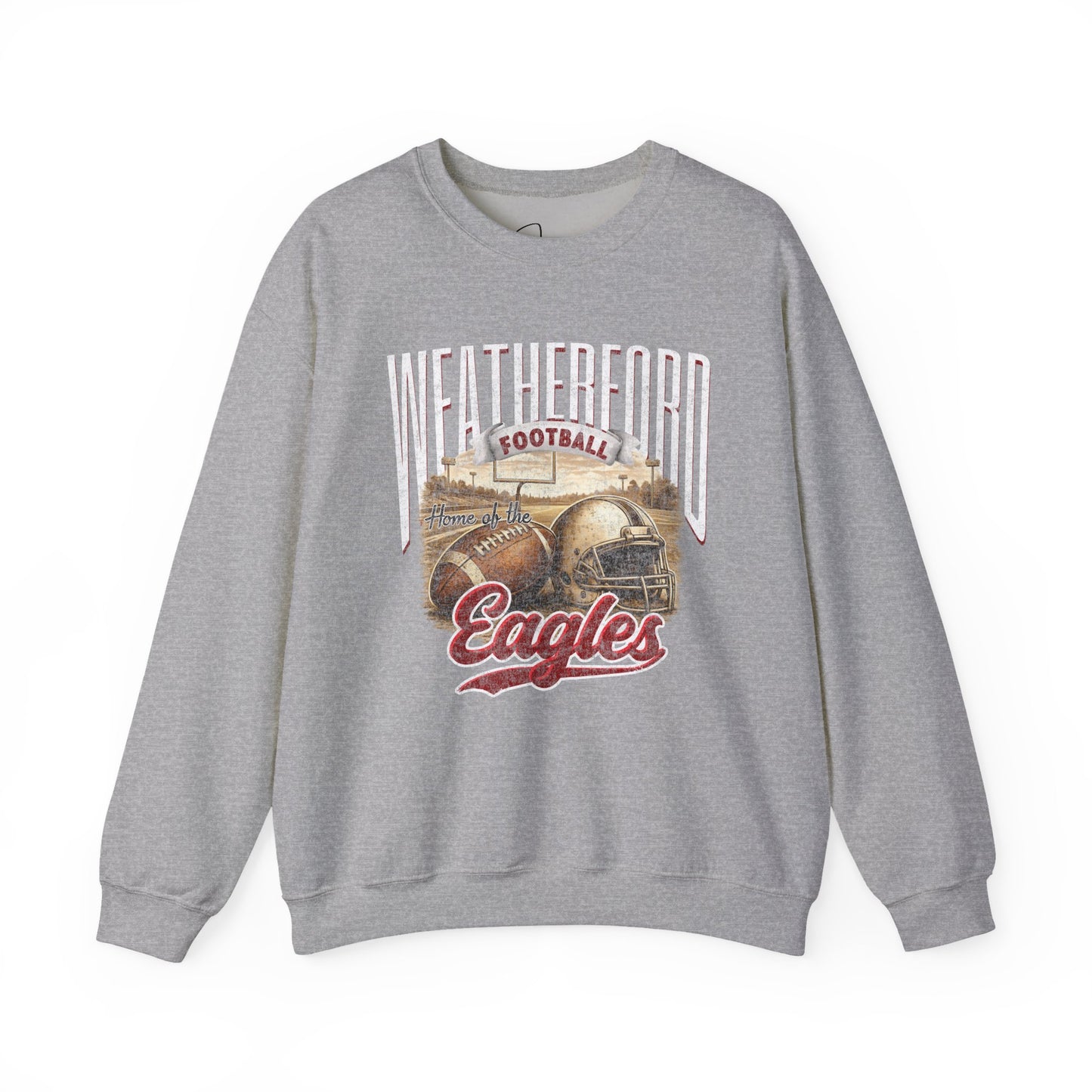 Weatherford Eagles Football Retro Crewneck