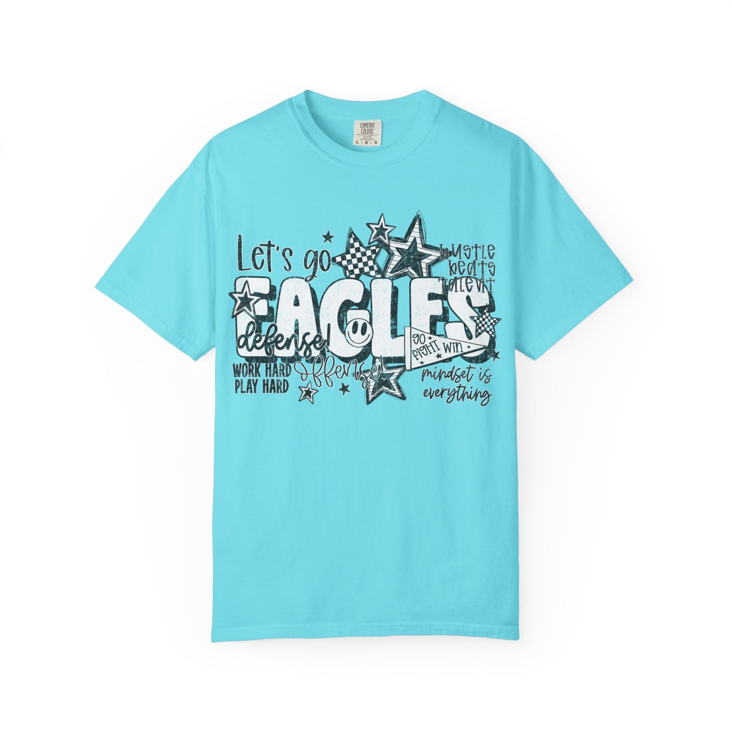 Lets Go Eagles Comfort Colors