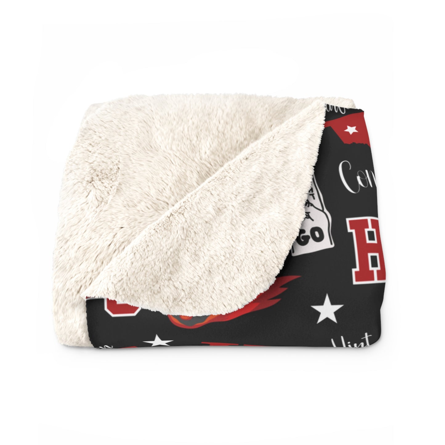 Hinton Comets Sherpa Fleece Blanket